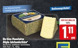 Allgäu Jahrhundertkäse im EDEKA Prospekt Allgäu Jahrhundertkäse von Die Käse-Manufaktur im aktuellen EDEKA Prospekt für 1,11 €