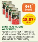 WILDERNESS Boîtes pour chien saveur bœuf - REAL NATURE - Maxi Zoo WILDERNESS Boîtes pour chien saveur bœuf - REAL NATURE à 18,87 € dans le catalogue Maxi Zoo