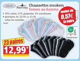 Chaussettes sneakers femme ou homme à Norma dans Hesse