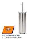 WC-Bürste mit Halter im Angebot bei Action in Stuttgart WC-Bürste mit Halter Angebote bei Action Stuttgart für 1,99 €