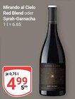 Red Blend oder Syrah-Garnacha Angebote von Mirando al Cielo bei GLOBUS Salzgitter für 4,99 €