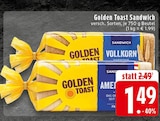 Sandwich Vollkorn Angebote von Golden Toast bei EDEKA Paderborn für 1,49 €