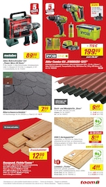 Bohrmaschine im toom Baumarkt Prospekt in Schwabach Aktueller toom Baumarkt Prospekt mit Bohrmaschine, "Respekt, wer's selber macht.", Seite 13