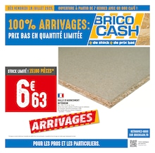 Catalogue Bricolage de Brico Cash à Saint-Gayrand, avec 4 pages Prospectus Bricolage de Brico Cash à Saint-Gayrand: "100% ARRIVAGES : PRIX BAS EN QUANTITÉ LIMITÉE", 4 pages, 18/07/2025 - 31/07/2025