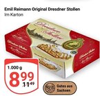 Original Dresdner Stollen im Angebot bei GLOBUS in Eilenburg Original Dresdner Stollen Angebote von Emil Reimann bei GLOBUS Eilenburg für 8,99 €