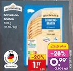 Aktuelles Schweinebraten Angebot bei Netto Marken-Discount in Wuppertal ab 0,99 €
