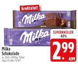 Schokolade im EDEKA Prospekt Schokolade von Milka im aktuellen EDEKA Prospekt für 2,99 €