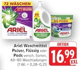 Waschmittel Pulver Angebote von Ariel bei EDEKA Bruchsal für 16,99 €