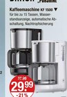 Aktuelle Kaffeevollautomat Angebote bei V-Markt in Regensburg Aktuelles Kaffeemaschine KF 1500 Angebot bei V-Markt in Regensburg ab 29,99 €