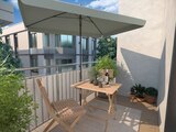 Balkonschirm „Cannes Push Pro“ bei Hornbach im Gütersloh Prospekt für 54,95 €
