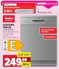 Geschirrspüler GSP 14755E Angebote von Amica bei E center Wiesbaden für 5,99 €