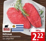 Block House Hüftsteak bei famila Nordost im Neu Wulmstorf Prospekt für 2,22 €