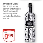 Vodka von Three Sixty im aktuellen GLOBUS Prospekt