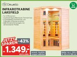 Infrarotkabine Lakefield im Angebot bei Marktkauf in Fürth Infrarotkabine Lakefield Angebote von Dewello bei Marktkauf Fürth für 1.349,00 €