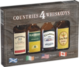 Coffret de 4 mignonettes de whisky en promo chez Aldi Périgueux à 5,99 €
