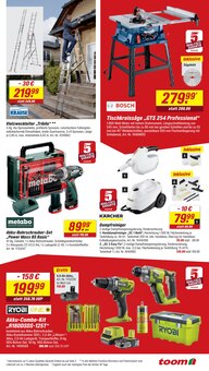 Bohrmaschine im toom Baumarkt Prospekt "Respekt, wer's selber macht." mit 28 Seiten (Braunschweig)