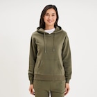 La Halle Paris - Promo Sweat hoodie 1 poche à capuche vert kaki femme Promo Sweat hoodie 1 poche à capuche vert kaki femme à 15,99 € dans le catalogue La Halle à Paris