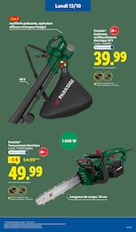 Prix et réduction Tronçonneuse Électrique dans le prospectus Lidl en cours Offre Tronçonneuse Électrique dans le catalogue Lidl du moment à la page 65