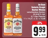 Kentucky Straight Bourbon Whiskey Angebote von Jim Beam bei E center Fürth für 9,99 €