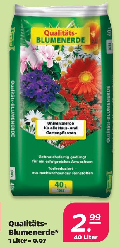 Qualitäts-Blumenerde