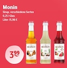 Monin im Angebot bei Getränke Hoffmann in Potsdam Monin Angebote bei Getränke Hoffmann Potsdam für 3,99 €