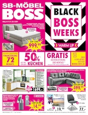 Aktueller SB Möbel Boss Prospekt mit Bett, "BLACK BOSS WEEKS", Seite 1