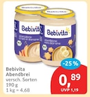 Abendbrei von Bebivita im aktuellen budni Prospekt