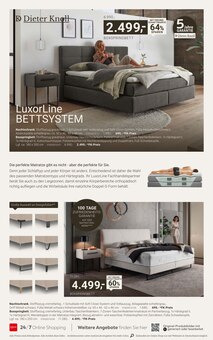 Boxspringbett im aktuellen XXXLutz Prospekt (Essen) Boxspringbett im XXXLutz Prospekt "Dieter Knoll" mit 40 Seiten (Essen)