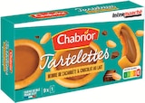 Tartelettes aux cacahuètes et chocolat au lait - CHABRIOR en promo chez Intermarché Hyper Tartelettes aux cacahuètes et chocolat au lait - CHABRIOR dans le catalogue Intermarché Hyper
