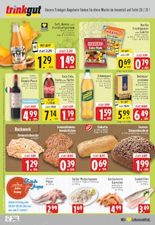 Cola im aktuellen E center Prospekt (Euskirchen) Cola im E center Prospekt "Aktuelle Angebote" mit 30 Seiten (Euskirchen)