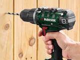 Set de démarrage perceuse-visseuse sans fil et accessoires - Parkside en promo chez Lidl Rueil-Malmaison à 59,99 €