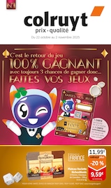 Promotion Saint-Valentin dans le prospectus Colruyt, valable du 22/10/2025 au 02/11/2025 Promo Saint-Valentin dans le catalogue Colruyt du moment à la page 1