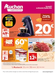Catalogue Supermarchés Auchan Supermarché en cours à Notre-Dame-d'Aliermont et alentours, Auchan supermarché, 24 pages, 09/07/2024 - 21/07/2024