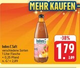 Saft im Angebot bei EDEKA in Altenburg Saft Angebote von hohes C bei EDEKA Altenburg für 1,79 €