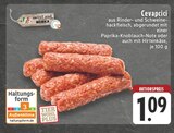 Aktuelles Cevapcici Angebot bei EDEKA in Paderborn ab 1,09 €