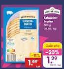 Schweinebraten Angebote bei Netto Marken-Discount Ratingen für 1,29 €