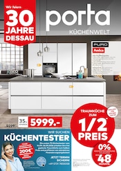 Küchenmöbel im porta Möbel Prospekt in Lutherstadt Wittenberg Aktueller porta Möbel Prospekt mit Küchenmöbel, "PORTA KÜCHENWELT", Seite 1