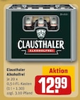 Alkoholfrei im Angebot bei REWE in Bad Nauheim Alkoholfrei Angebote von Clausthaler bei REWE Bad Nauheim für 12,99 €