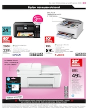 Promos Canon dans le catalogue "DÉMARREZ L'ANNÉE AVEC DES OFFRES DERNIER CRI !" de Carrefour à la page 21