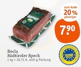 Südtiroler Speck Angebote von Recla bei tegut Ansbach für 7,90 €