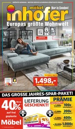 Möbel Inhofer Prospekt "Europas größte Wohnwelt" für Gerstetten, 20 Seiten, 11.01.2023 - 28.01.2023