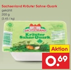 Kräuter Sahne-Quark Angebote von Sachsenland bei Netto Marken-Discount Wismar für 0,69 €