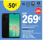 Smartphone Galaxy A26 - Samsung - E.Leclerc à Poitiers Smartphone Galaxy A26 - Samsung en promo chez E.Leclerc Poitiers à 269,00 €