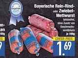 Bayerische Rein-Rind-Mettwurst im EDEKA Prospekt Bayerische Rein-Rind-Mettwurst von im aktuellen EDEKA Prospekt für 1,69 €