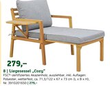 Aktuelles Liegessel "Cozy" Angebot bei Pflanzen Kölle in Heilbronn ab 279,00 €