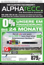 ALPHATECC. Prospekt für St. Wendel mit 8 Seiten ALPHATECC. Prospekt für St. Wendel: "DIE MACHEN‘S EINFACH", 8 Seiten, 14.06.2021 - 19.06.2021