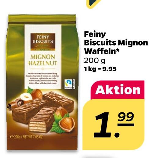 Mignon Hazelnut Waffeln