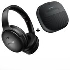 Pack Duo Casque arceau circum-aural sans fil Bluetooth Bose QuietComfort à réduction de bruit Noir + Enceinte Soundlink Micro 1 à 299,99 € dans le catalogue Fnac