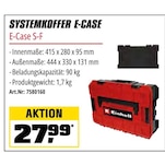 Systemkoffer E-Case S-F von Einhell im aktuellen OBI Prospekt