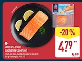 Lachsfiletportion von Golden Seafood für 4,79 € bei ALDI Nord im Angebot Lachsfiletportion von Golden Seafood im aktuellen ALDI Nord Prospekt